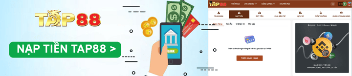 Hướng dẫn nạp tiền tap88