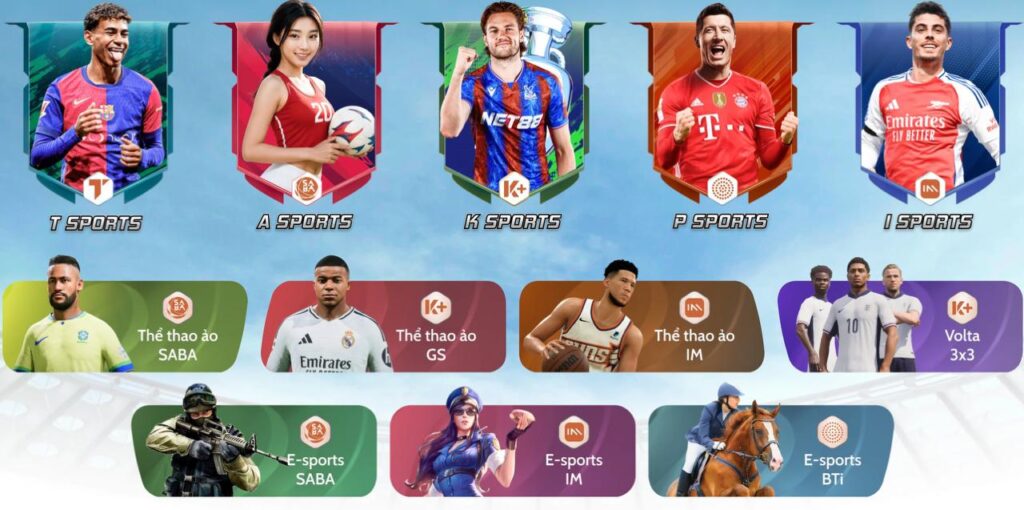 Top các sảnh thể thao TAP88 được khách hàng đánh giá cao
